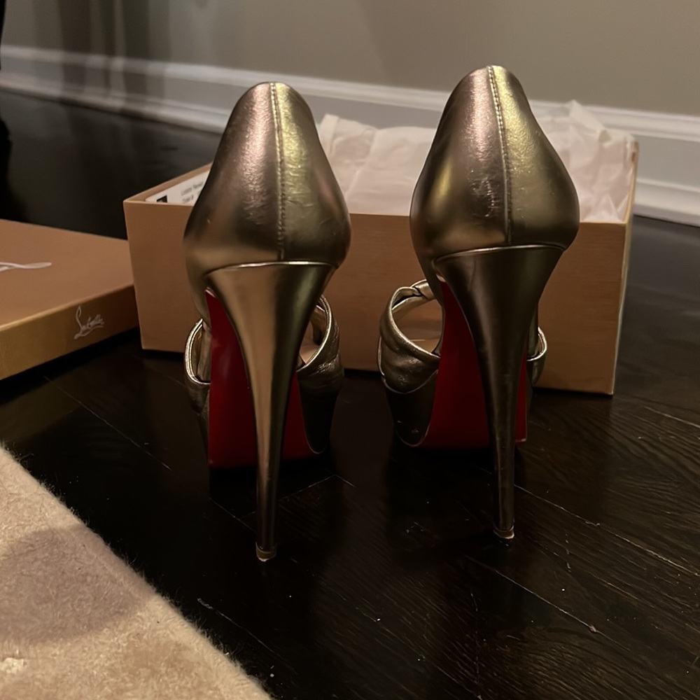 Christian Louboutin Volpi 150 Nappa silk 37 - Picture 7 of 11